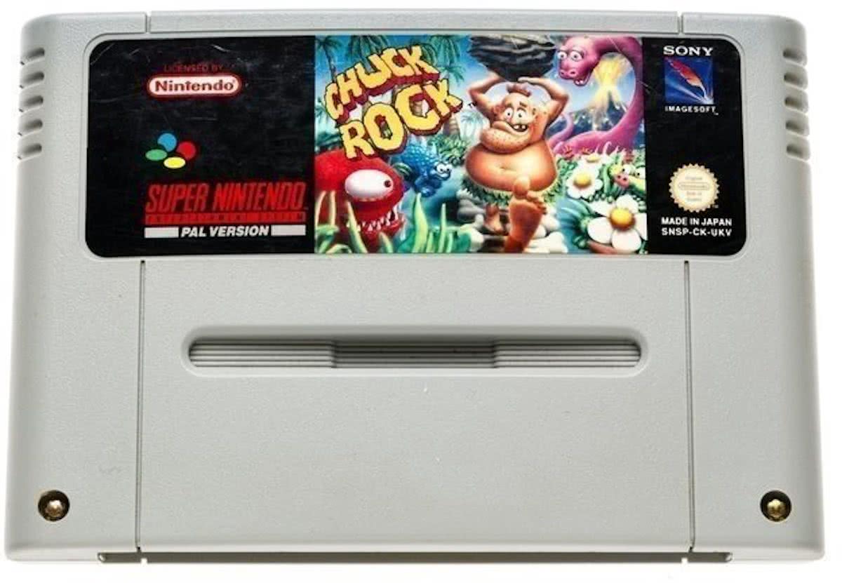 Chuck Rock - Super Nintendo [SNES] Game PAL